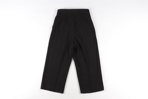 STELLA MCCARTNEY BLACK WOOL WIDE LEG TROUSERS IT 36 UK 4