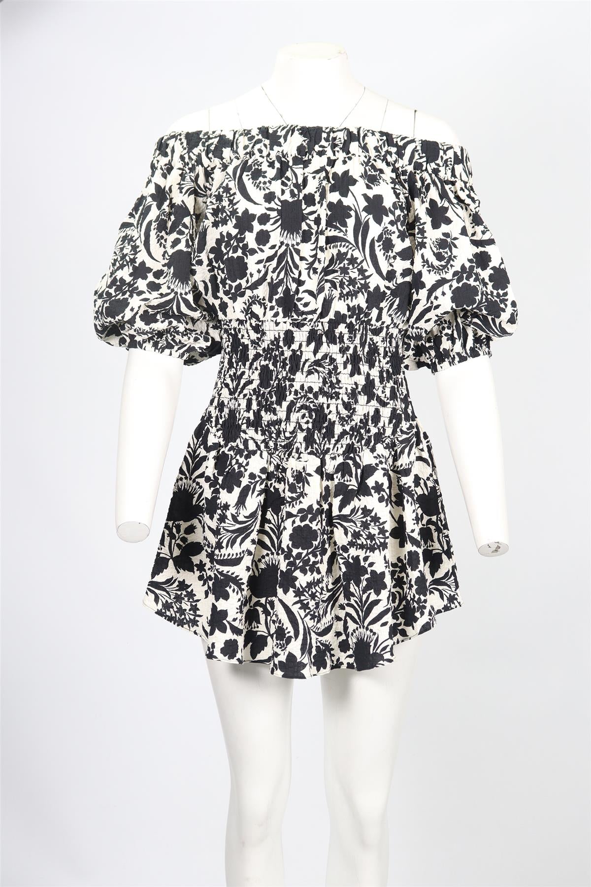 MISA LOS ANGELES COTTON BLEND MINI DRESS MEDIUM