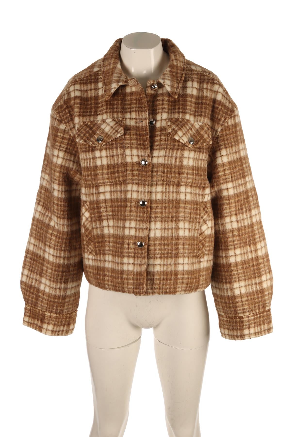 GUIZIO BEIGE WOOL JACKET XSMALL