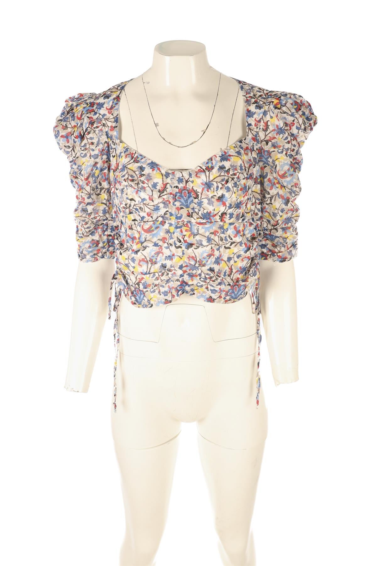ISABEL MARANT ÉTOILE MULTI COTTON TOP FR 40 UK 12