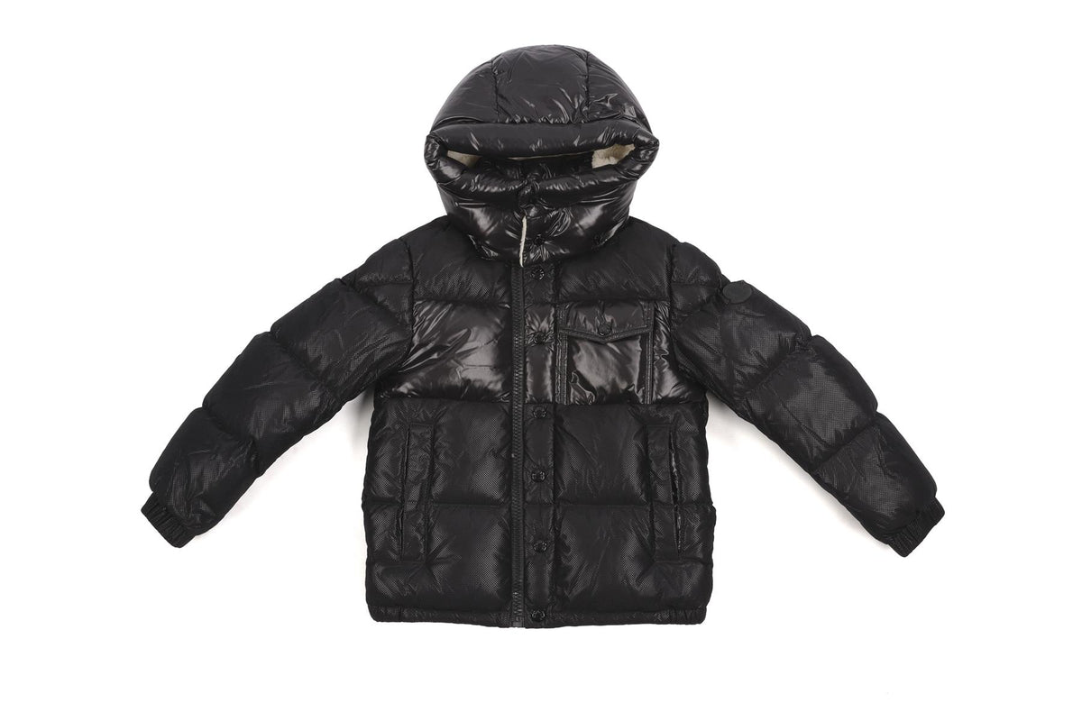 MONCLER BLACK KIDS BOYS JACKET 10 YEARS