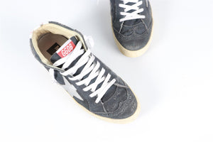 GOLDEN GOOSE DELUXE BRAND BLUE MIDSTAR SUEDE SNEAKERS