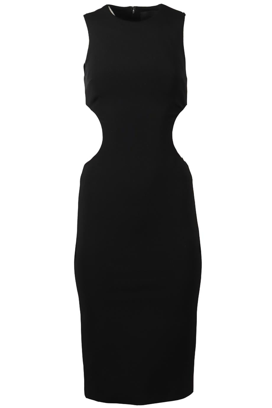 CUSHNIE ET OCHS CUTOUT KNIT MIDI DRESS US 4 UK 8