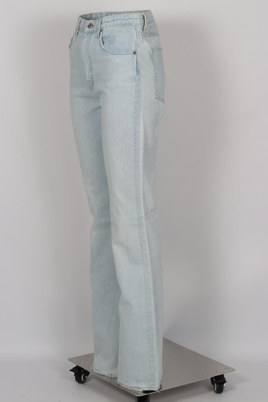 GRLFRND HIGH RISE FLARED JEANS W26 UK 8
