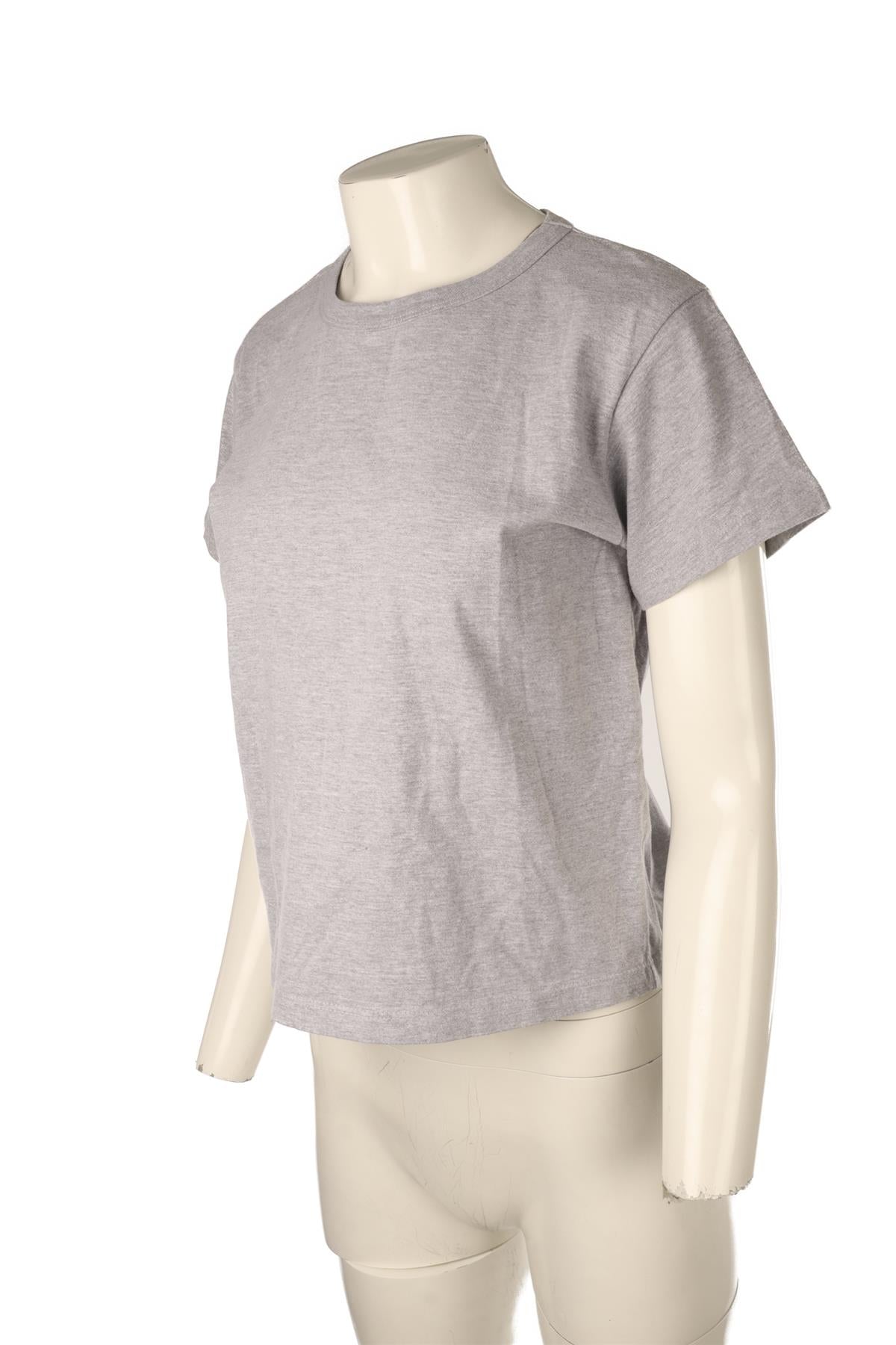 LESET GREY COTTON T-SHIRT SMALL