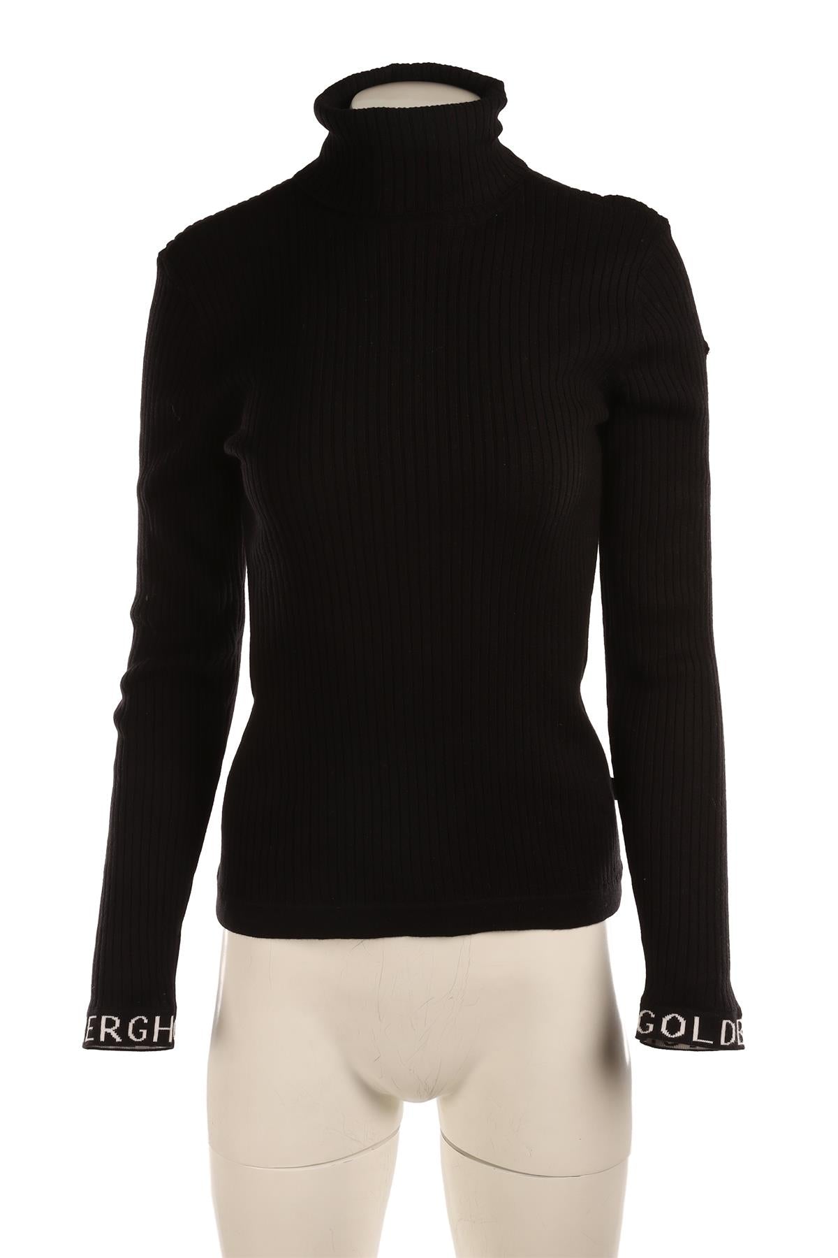 GOLDBERGH BLACK COTTON SWEATER MEDIUM