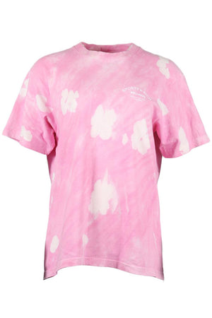 SPORTY AND RICH TIE DYED COTTON T-SHIRT MEDIUM