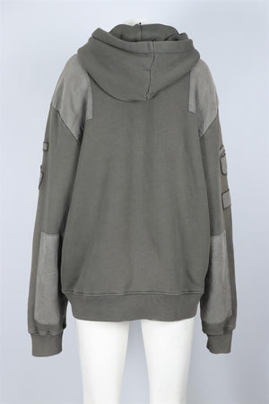 AMIRI GREEN COTTON HOODIE XLARGE