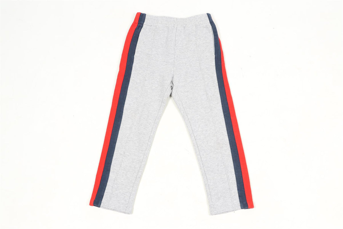 GUCCI GREY, NAVY AND RED KIDS BOYS COTTON PANTS 9 YEARS