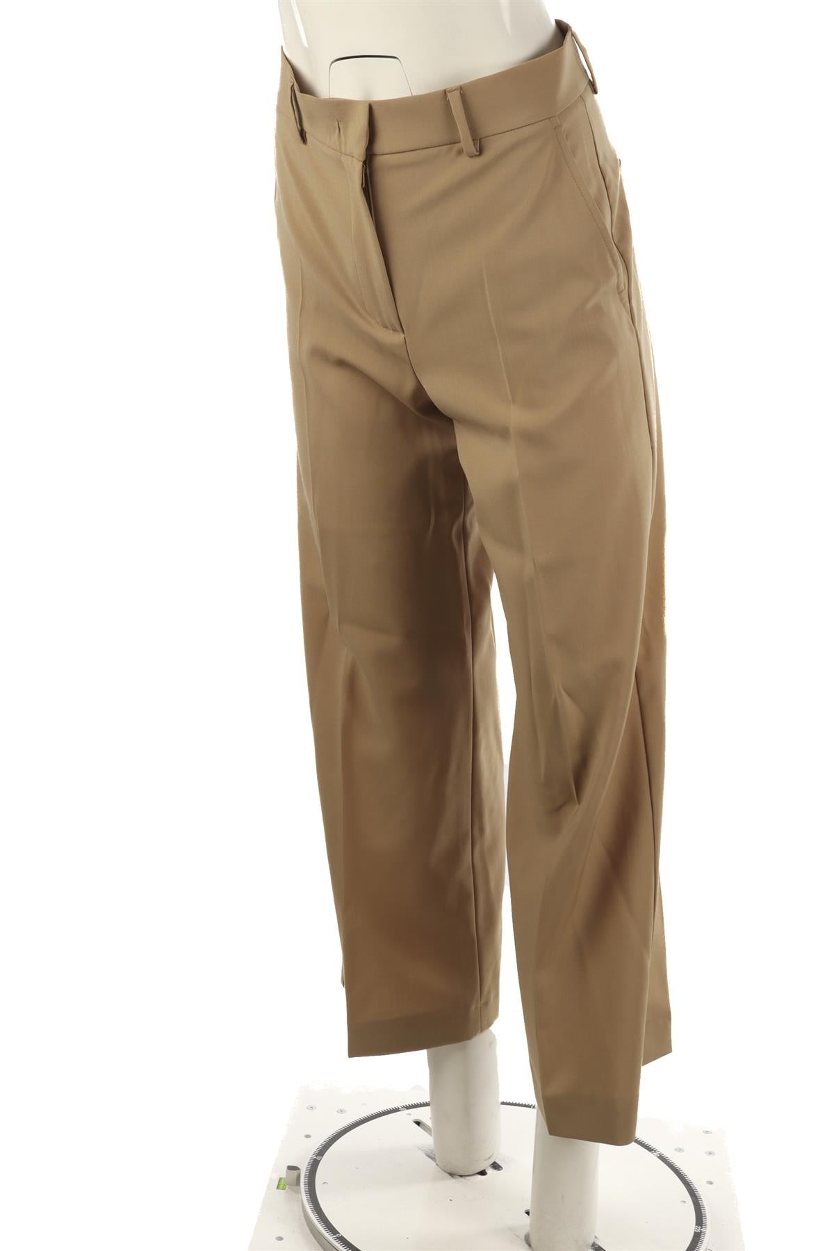 WEEKEND MAX MARA BEIGE WOOL WIDE LEG PANTS IT 38 UK 6