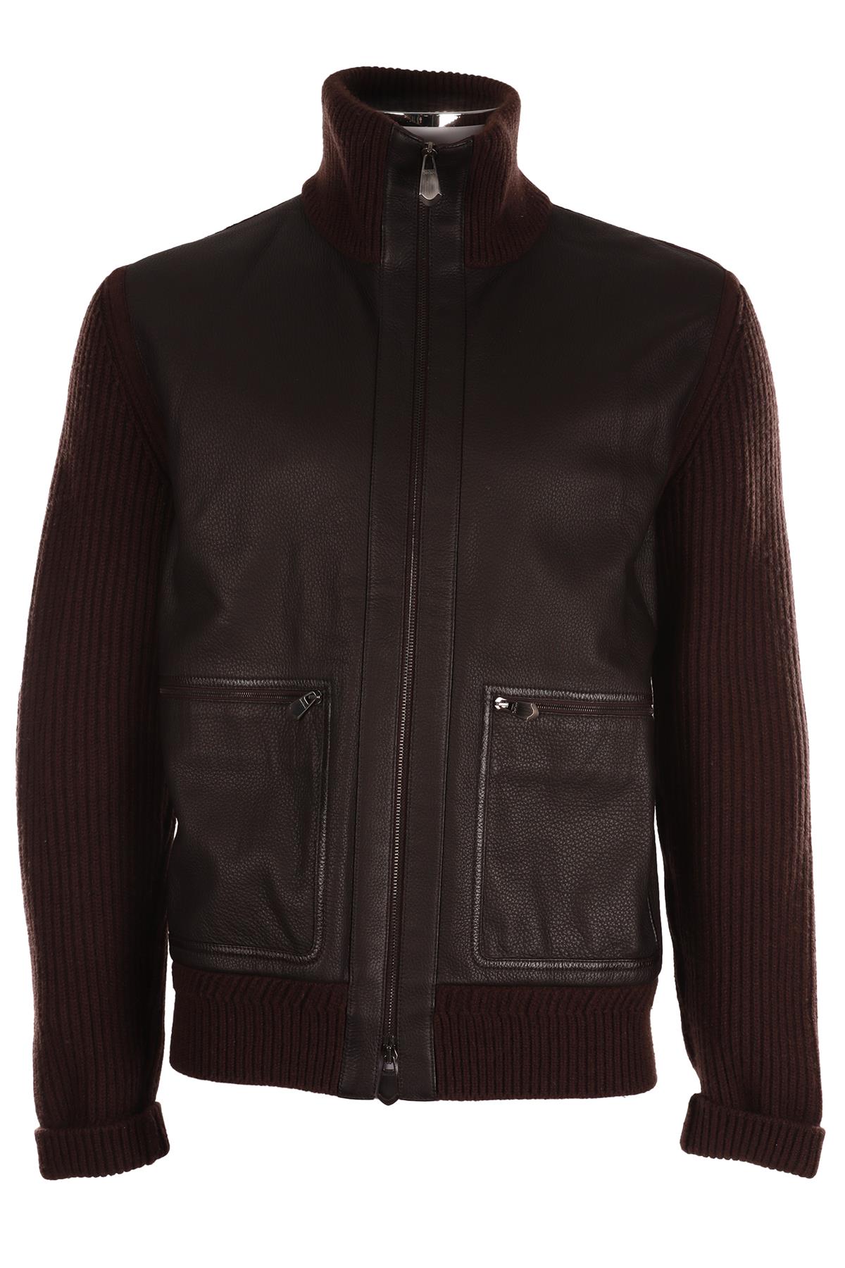 BERLUTI BROWN MEN'S CASHMERE JACKET IT 48 UK 38