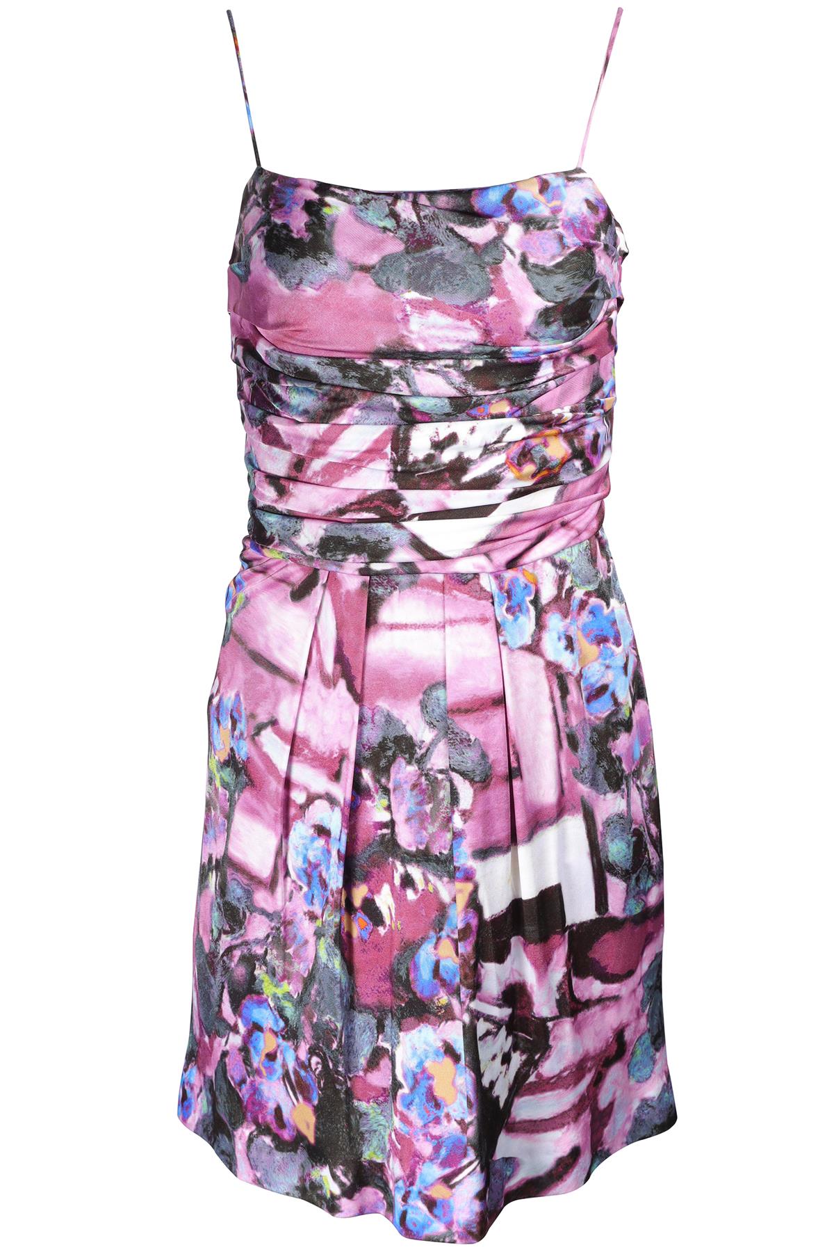 ALBERTA FERRETTI MULTI JERSEY MINI DRESS IT 40 UK 8