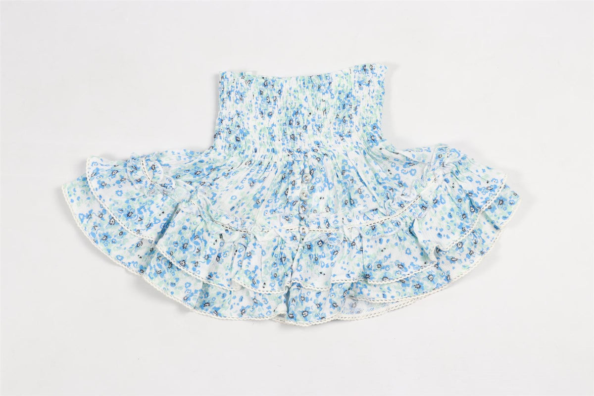 SUNDAY ST TROPEZ BLUE KIDS GIRLS SKIRT 4-6 YEARS