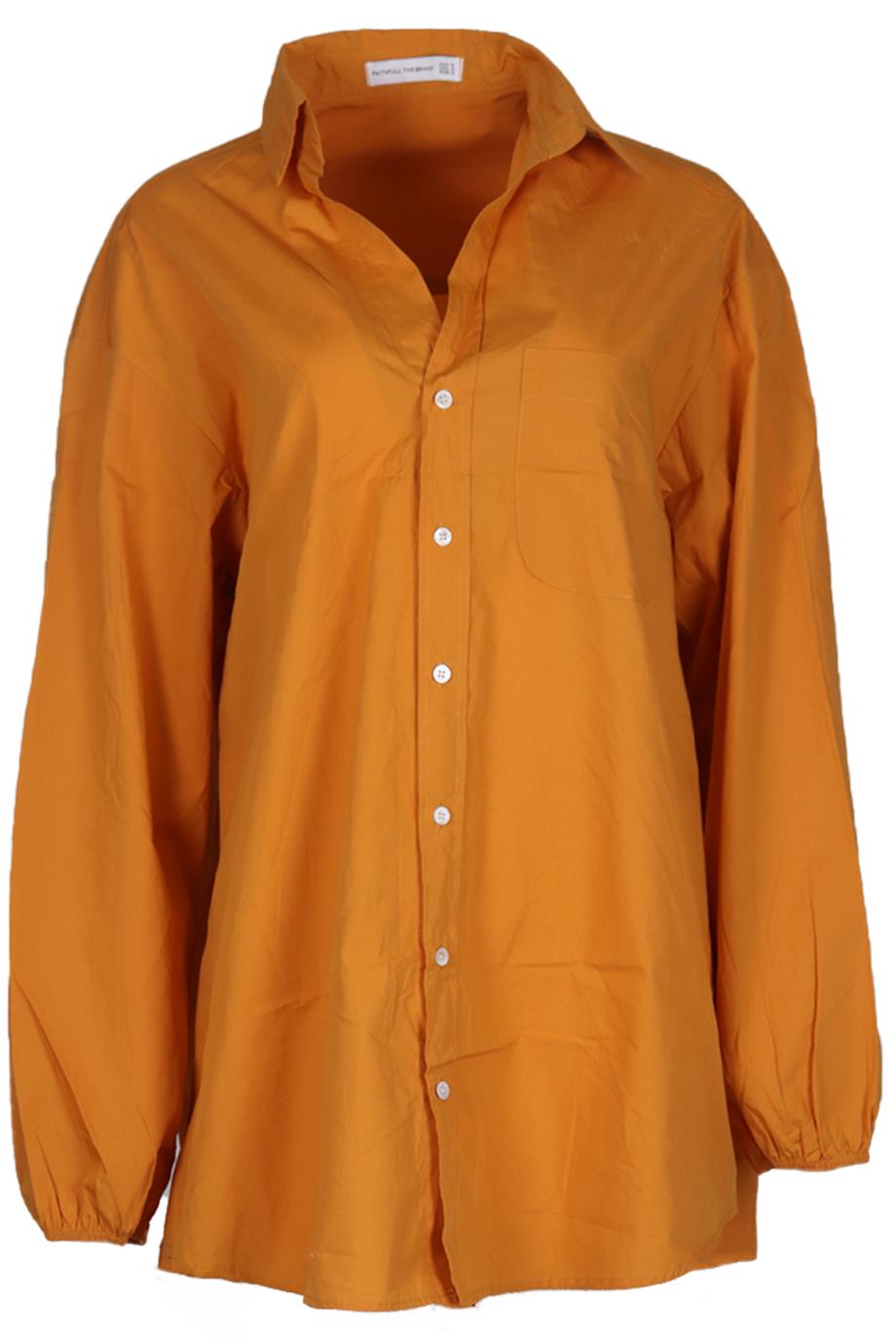 FAITHFULL THE BRAND OVERSIZED COTTON SHIRT SMALL