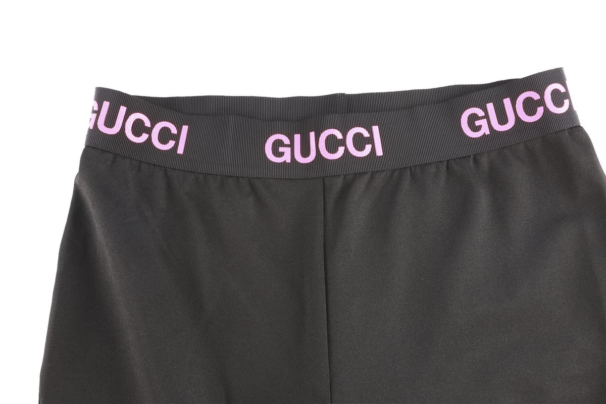 GUCCI BLACK JERSEY SHORTS MEDIUM