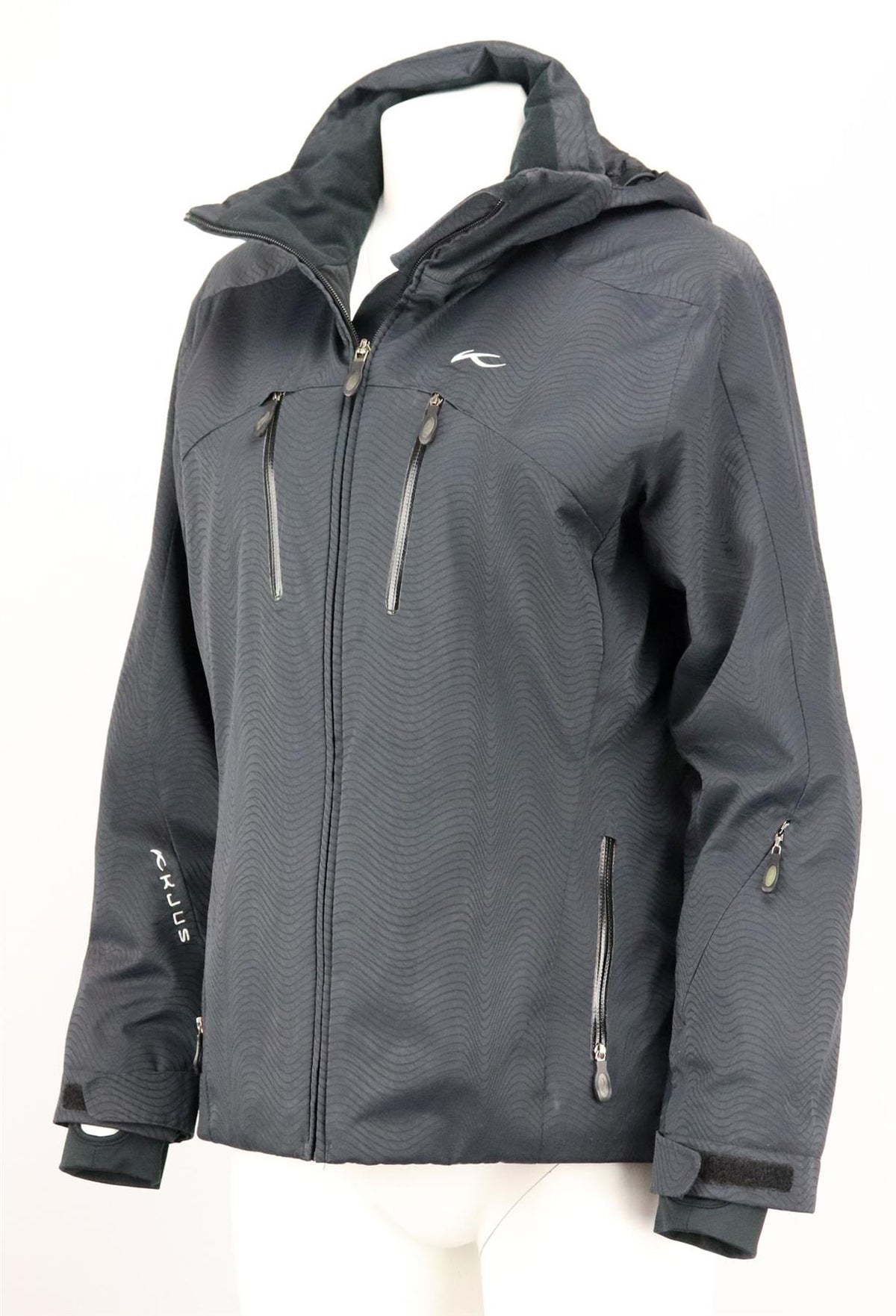 KJUS PRINTED DOWN SKI JACKET LARGE