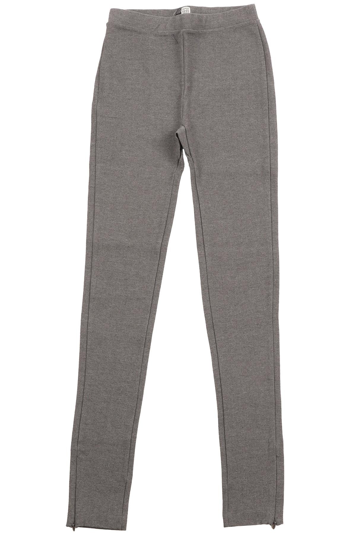 TOTEME GREY JERSEY LEGGINGS XSMALL