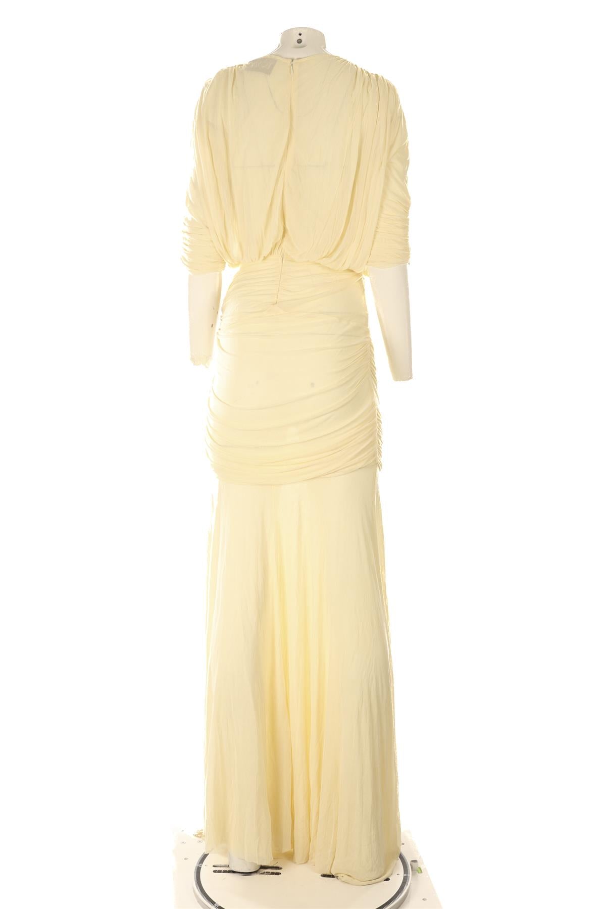 TOVE YELLOW JERSEY MAXI DRESS FR 36 UK 8