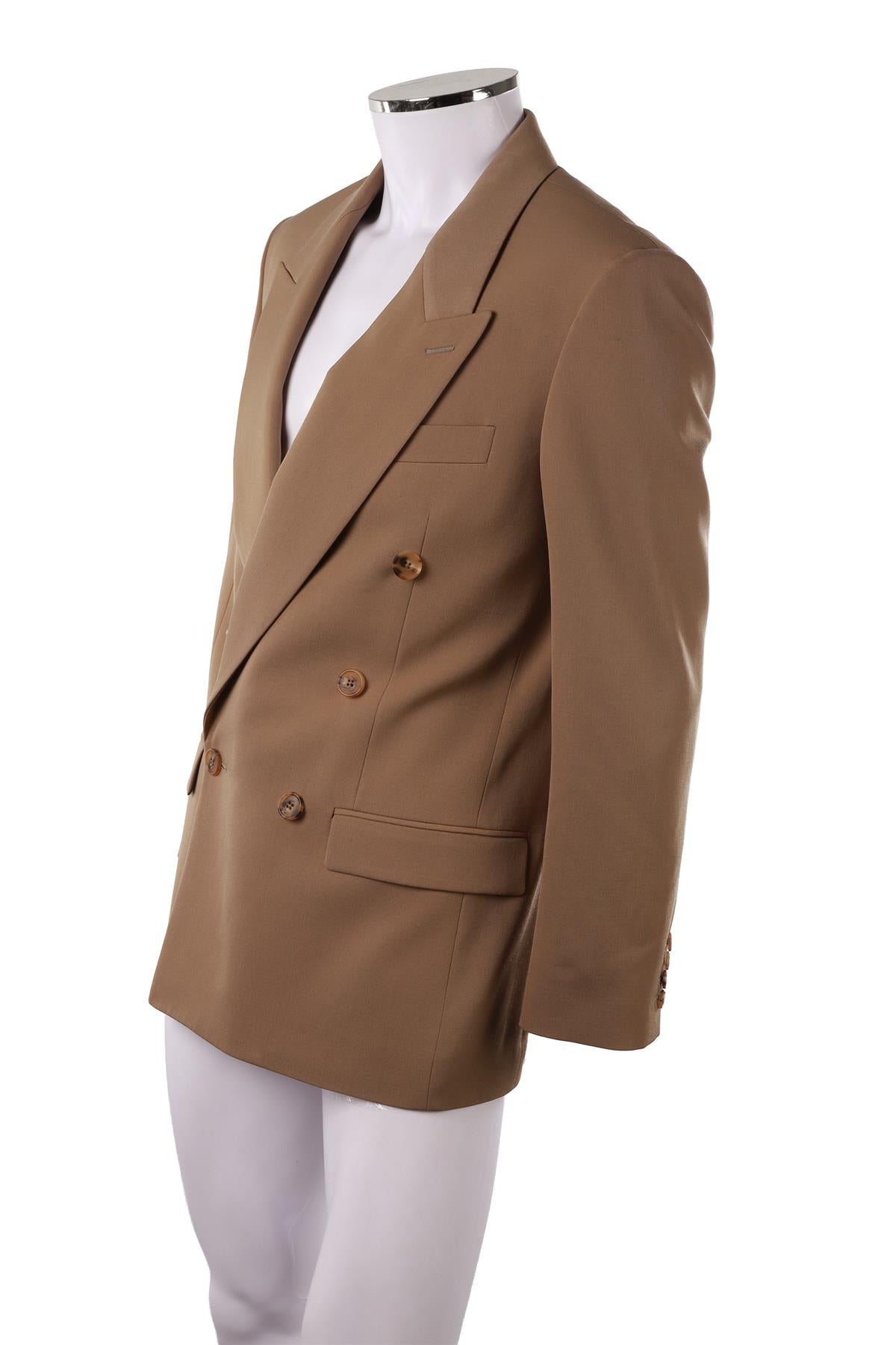 TAUPE MEN'S WOOL BLAZER