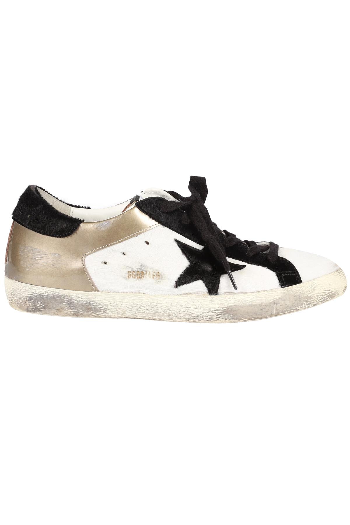 GOLDEN GOOSE DELUXE BRAND CREAM SUPERSTAR LEATHER SNEAKERS EU 40 UK 7 US 10