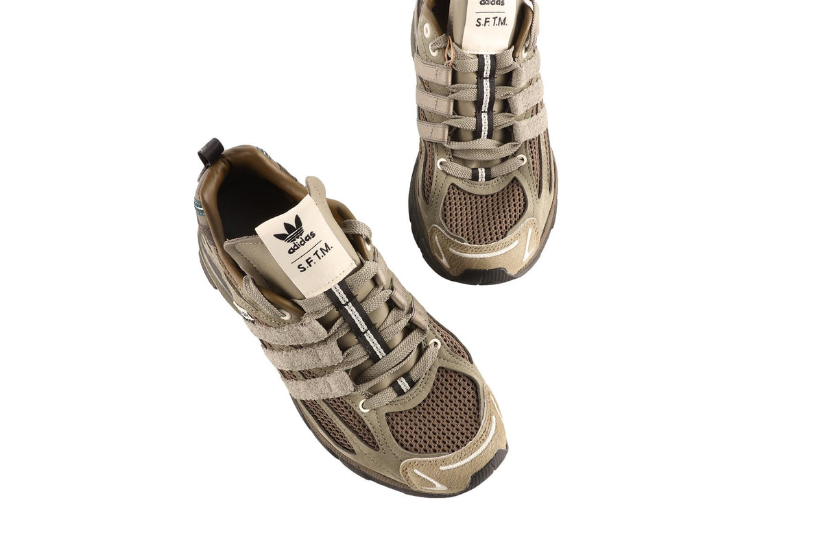 ADIDAS + SONG FOR THE MUTE KHAKI ADISTAR OLIVE SNEAKERS FR 38 2/3 UK 5.5 US 6