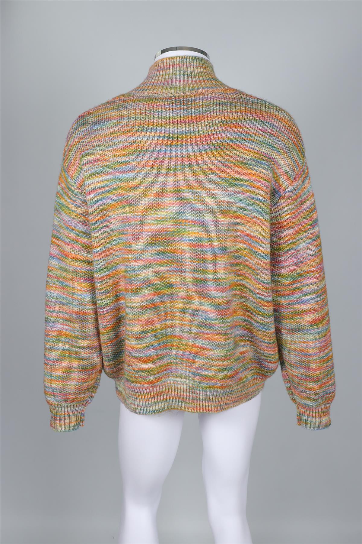KITH MULTICOLORED MENS KNIT JACKET LARGE