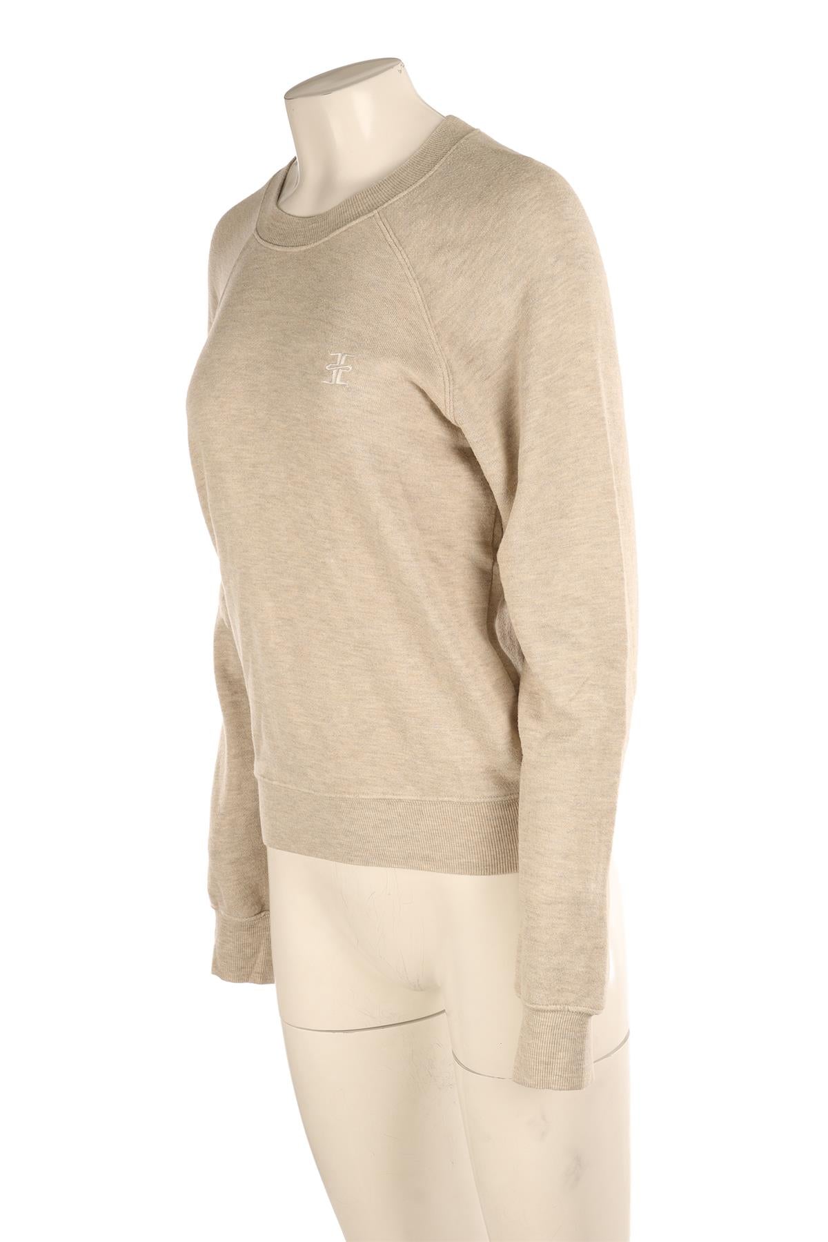 ETERNE BEIGE COTTON SWEATSHIRT LARGE