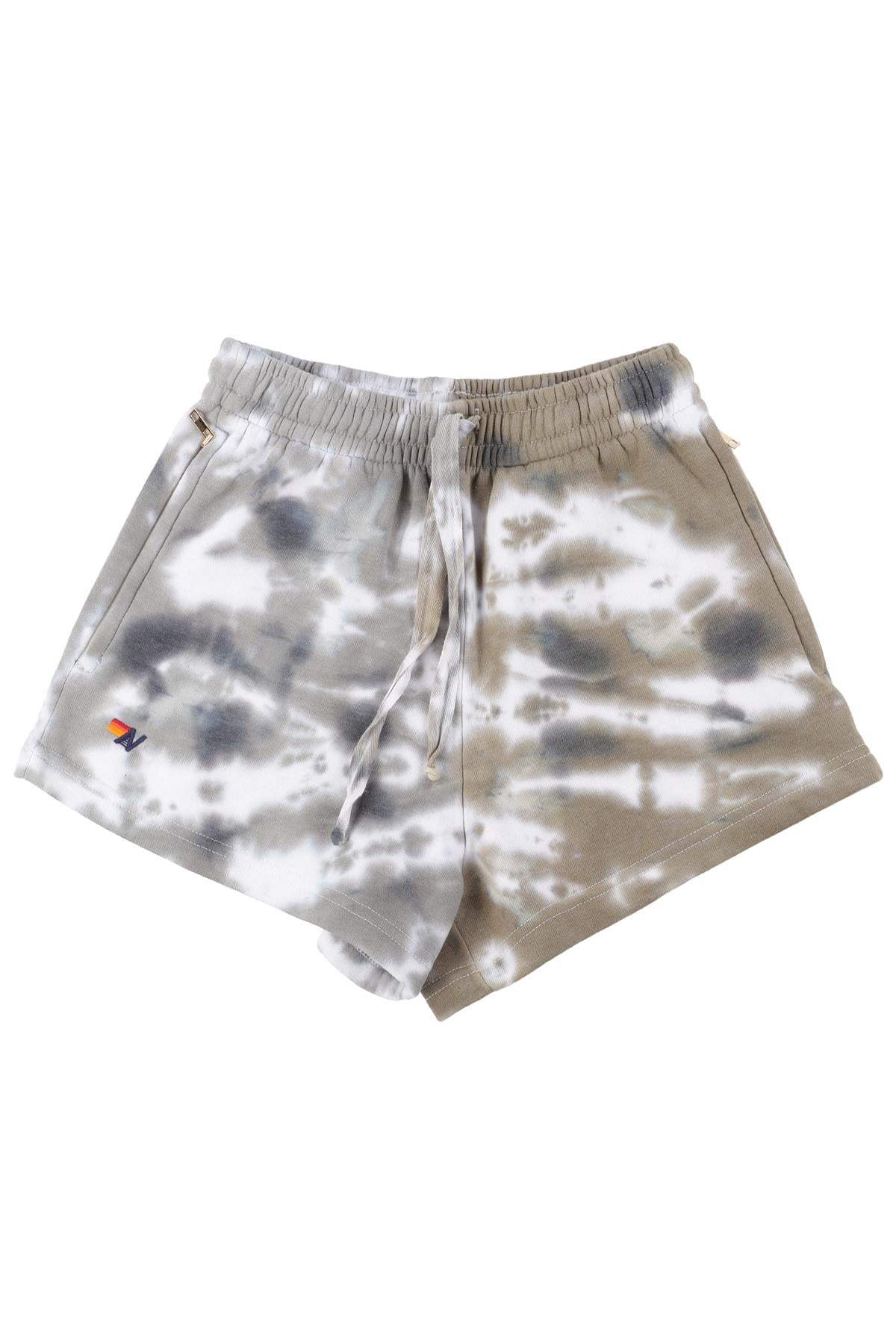 AVIATOR NATION GREEN COTTON SHORTS LARGE