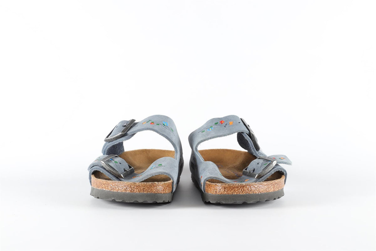 BIRKENSTOCK BLUE SUEDE SANDALS EU 38 UK 5 US 8
