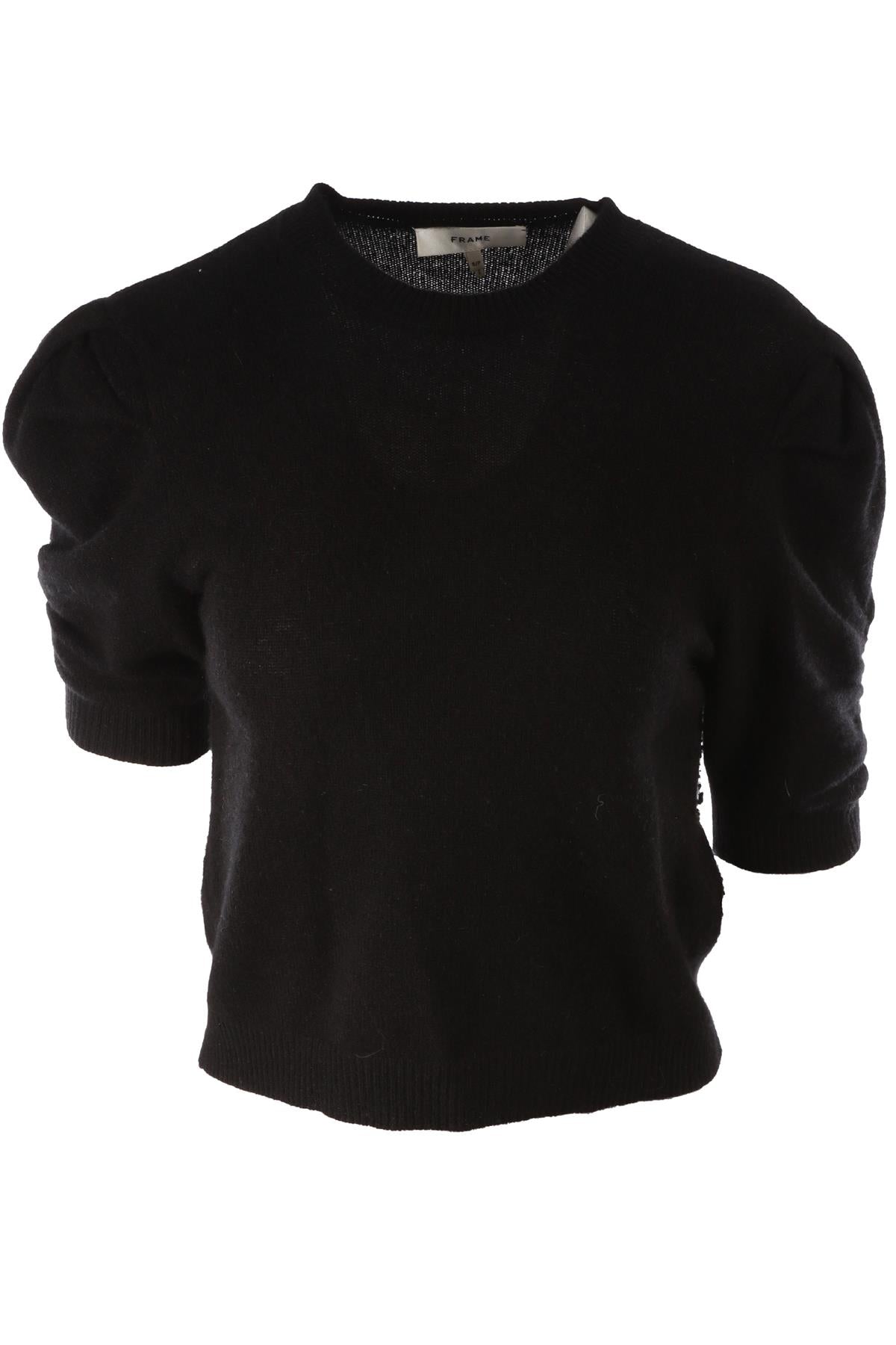 BLACK CASHMERE SWEATER