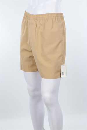 AURALEE BEIGE MEN'S COTTON SHORTS 3 UK/US 30