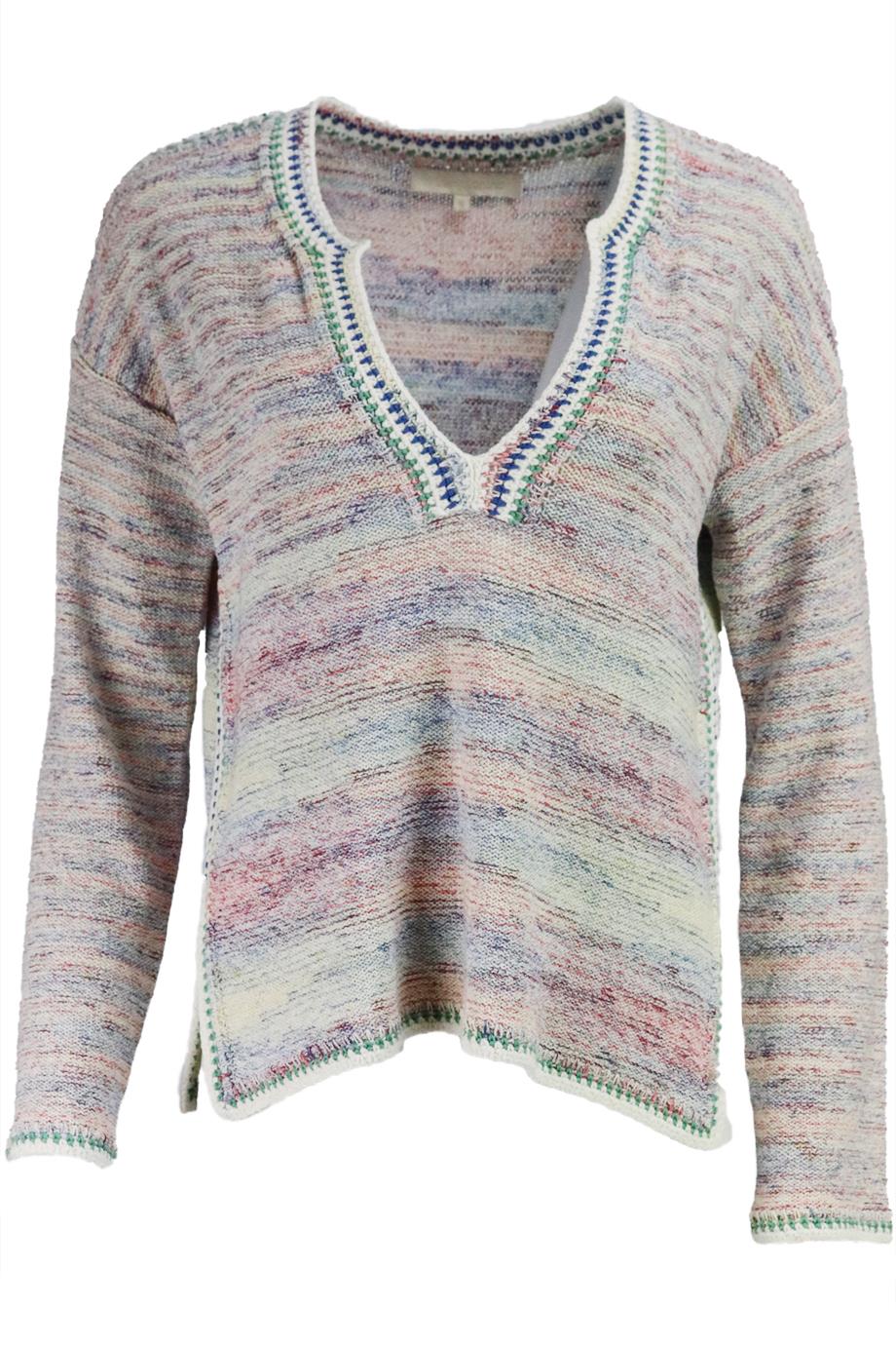 VANESSA BRUNO MÉLANGE KNITTED SWEATER MEDIUM