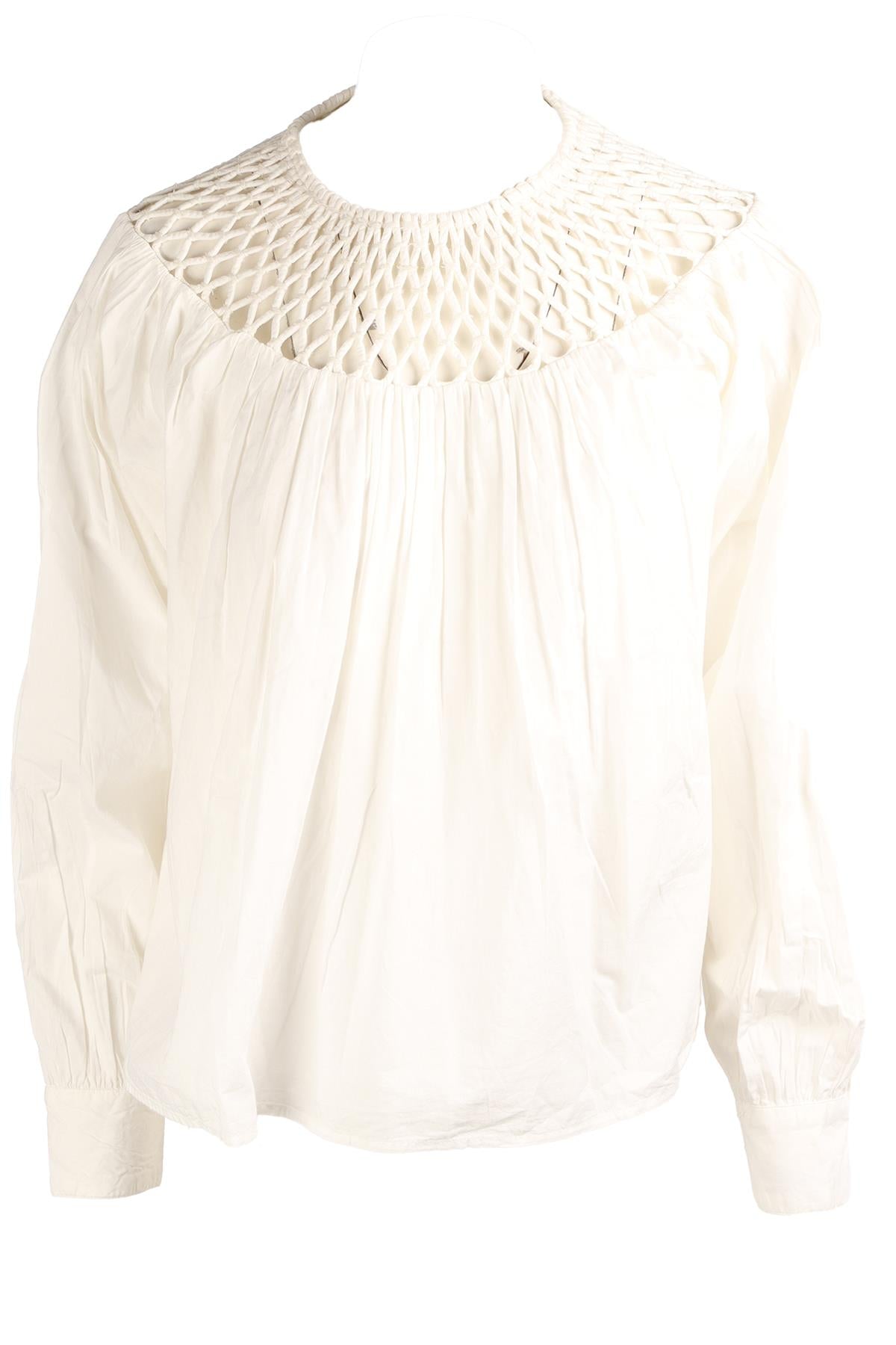 SÉZANE WHITE COTTON TOP SMALL
