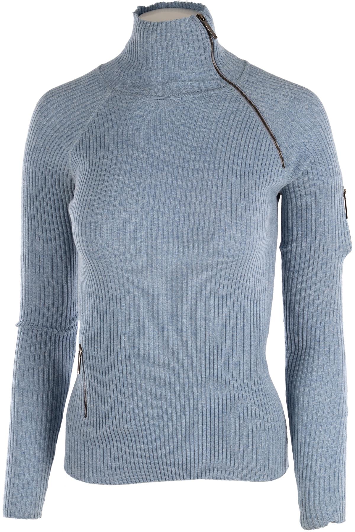 CHRISTIAN DIOR BLUE KNIT SWEATER FR 36 UK 8