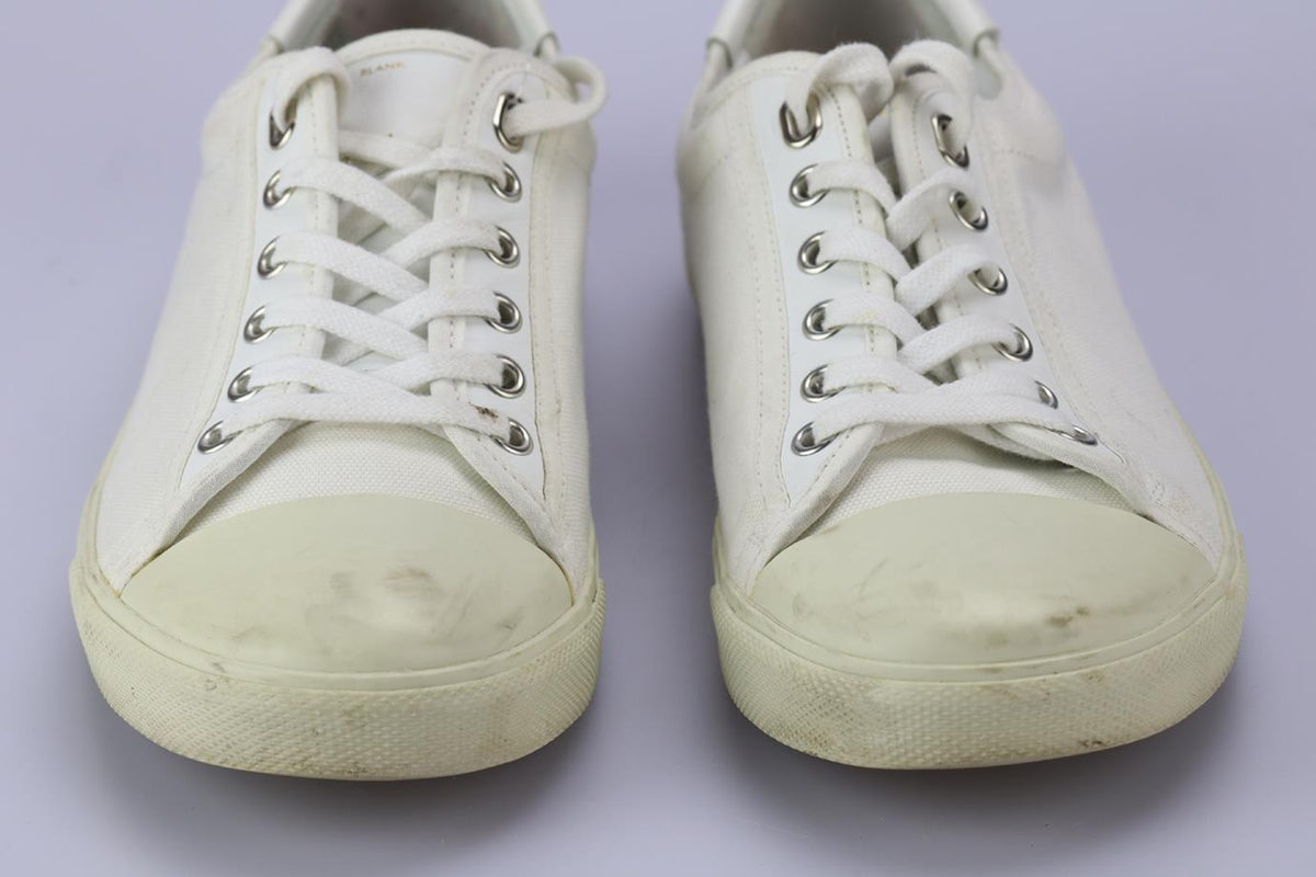 CELINE CANVAS AND LEATHER SNEAKER EU 38 UK 5 US 8
