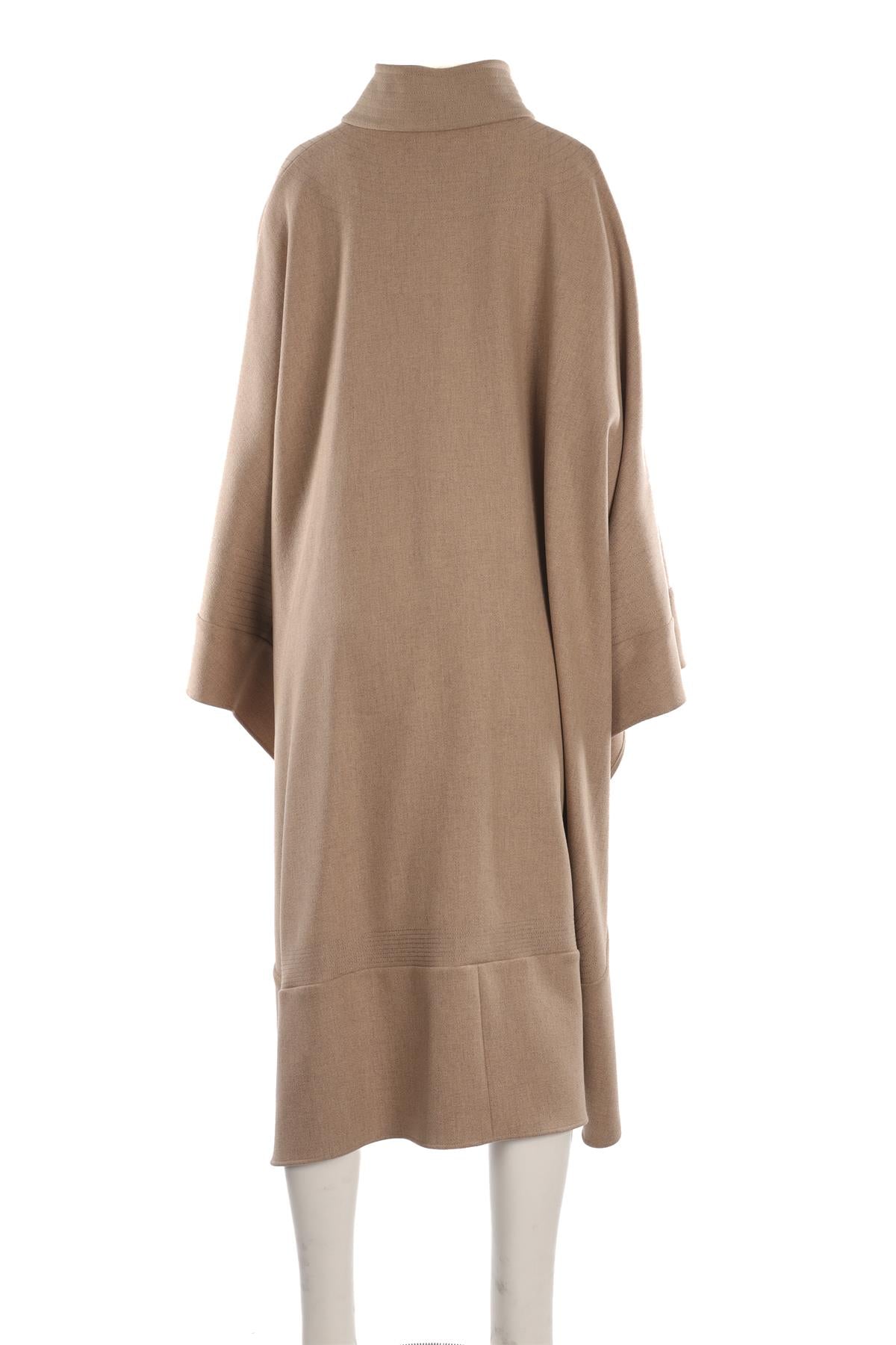 CHLOÉ BEIGE WOOL CAPE FR 34 UK 8