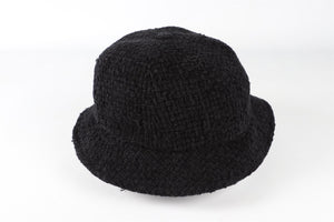 CHANEL BLACK 2022 COTTON BLEND BUCKET HAT LARGE