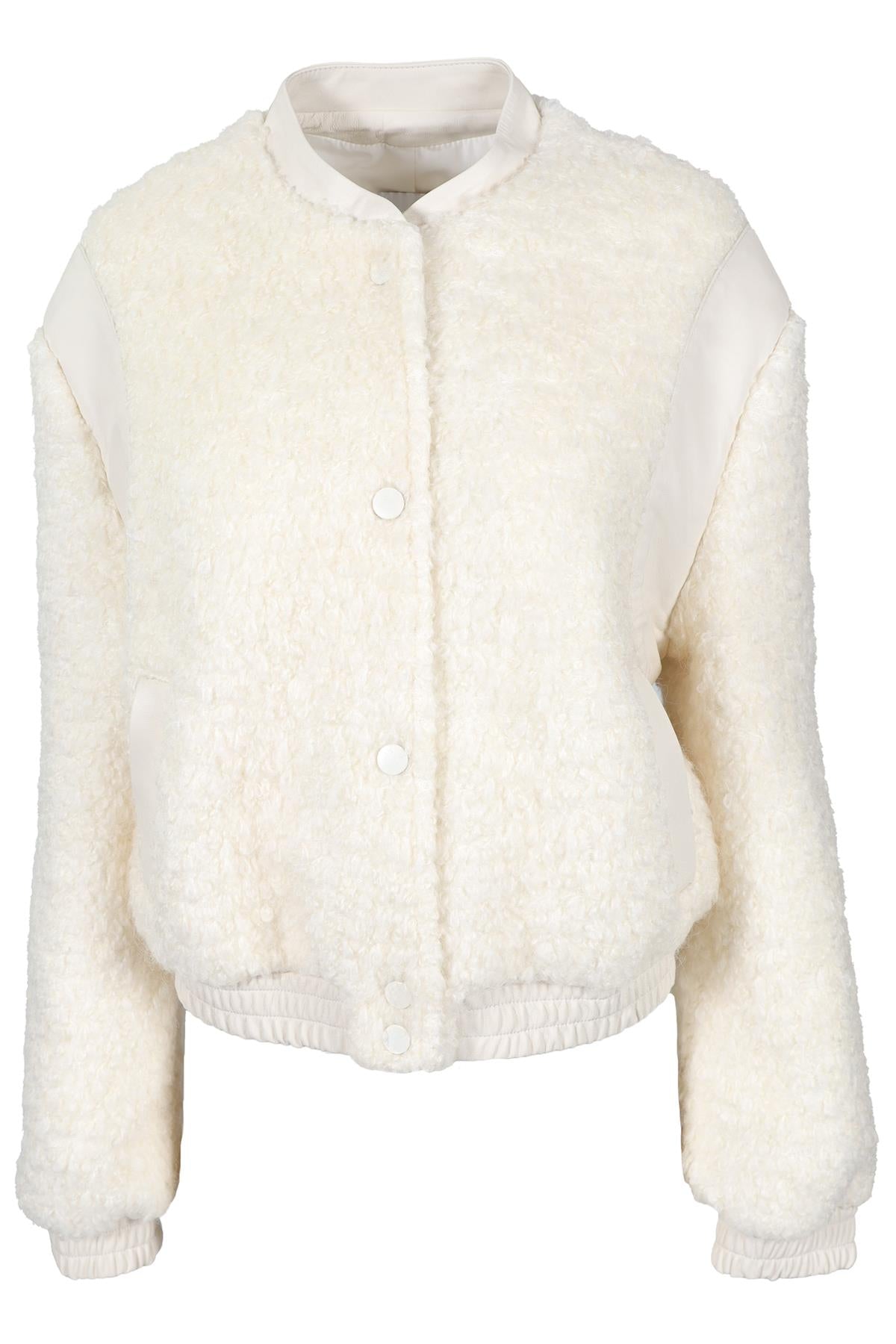 JANE AND TASH WHITE WOOL JACKET SMALL-MEDIUM