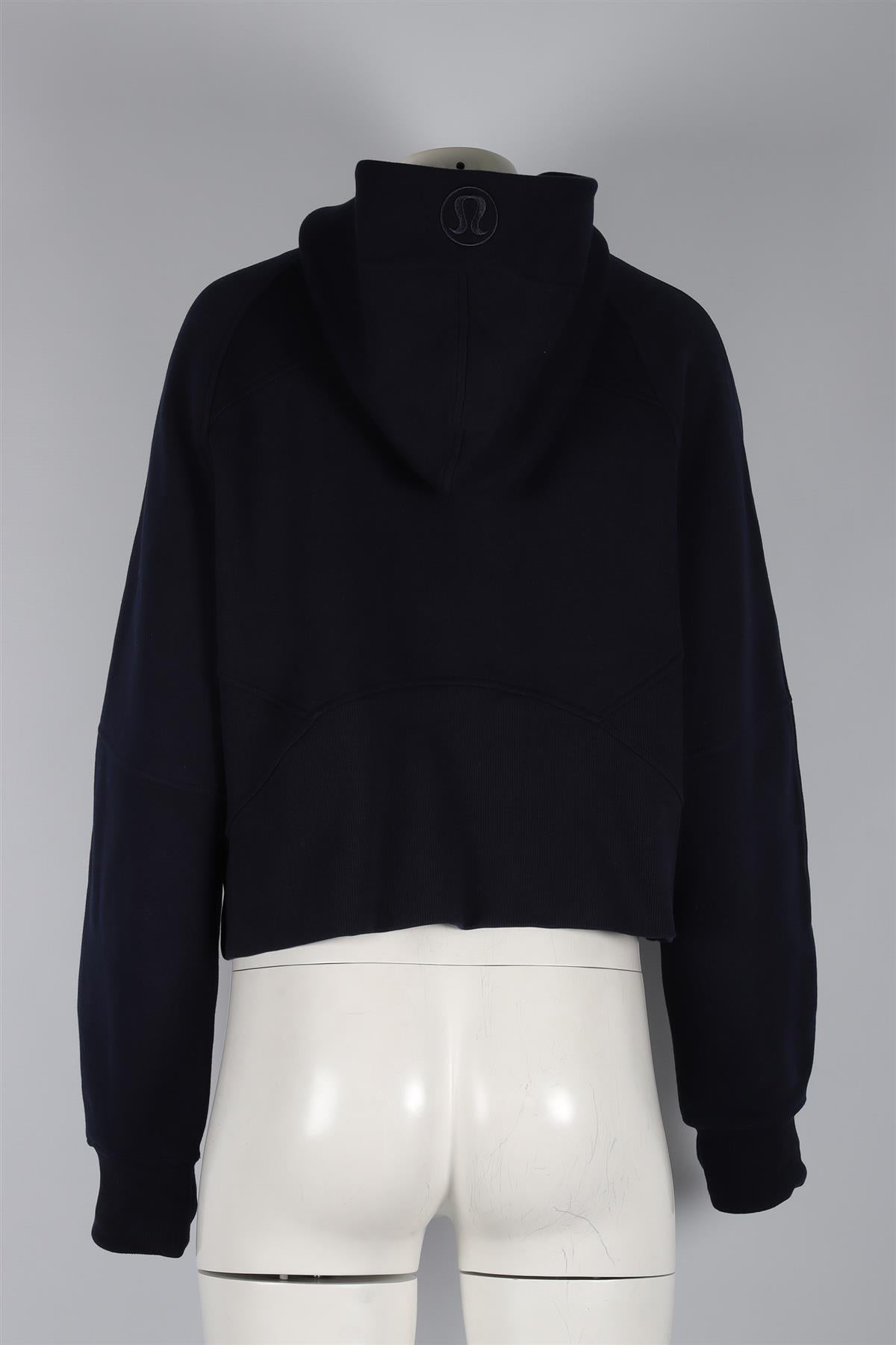 LULULEMON NAVY COTTON HOODIE MEDIUM/LARGE