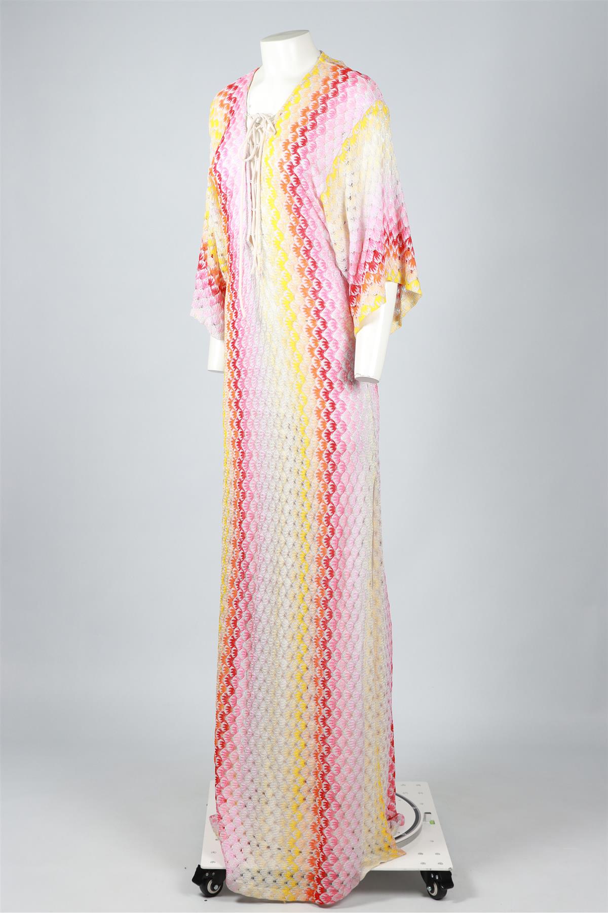 MISSONI MULTICOLUR CROCHET MAXI DRESS