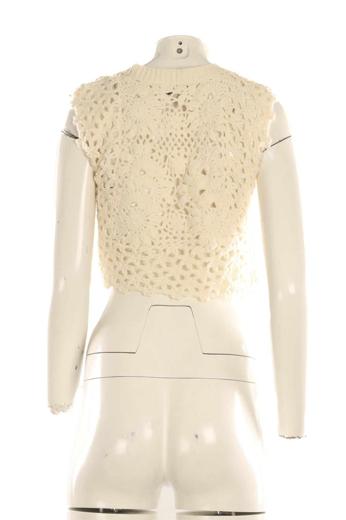 SEA NEW YORK CREAM COTTON VEST XSMALL