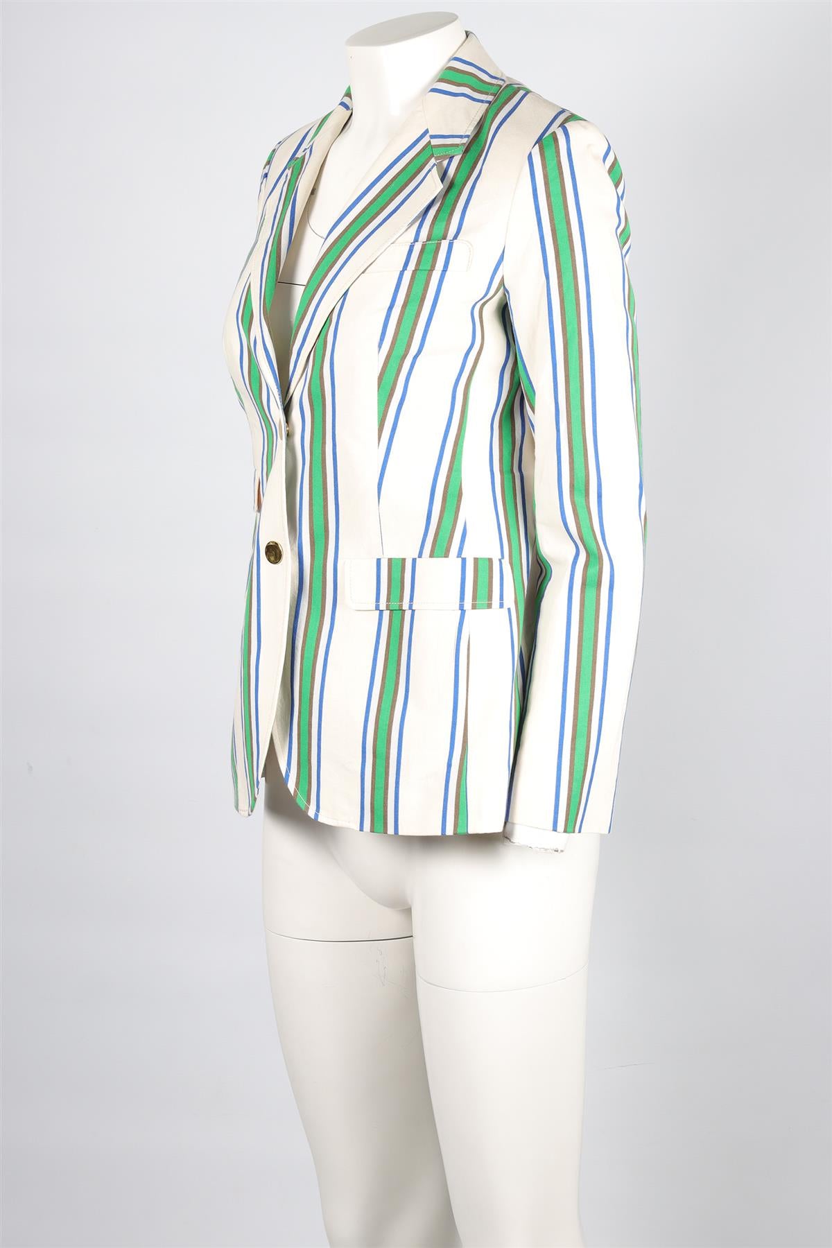 TORY BURCH MULTI COTTON BLAZER US 2 UK 6