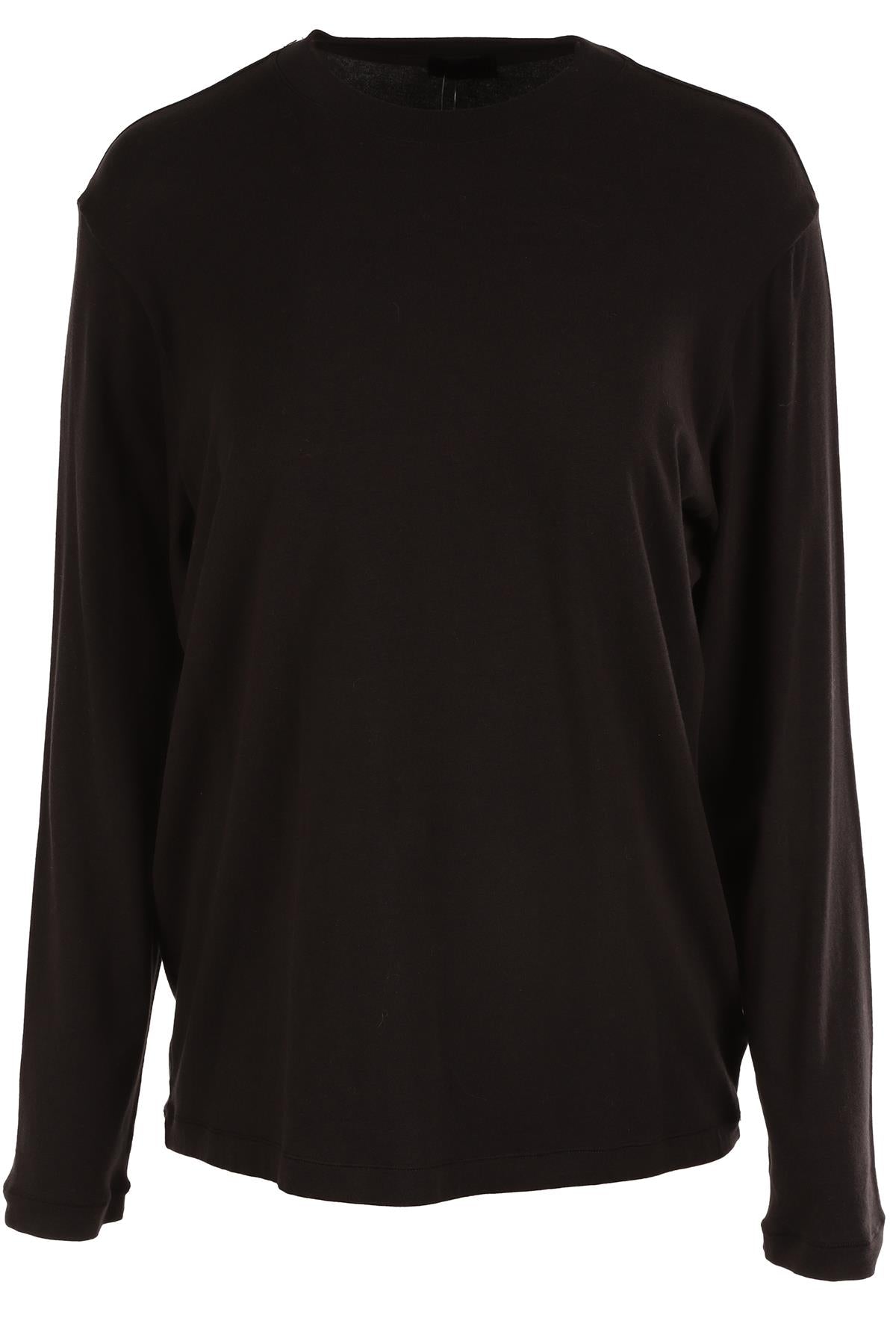 SKIMS BLACK JERSEY TOP SMALL