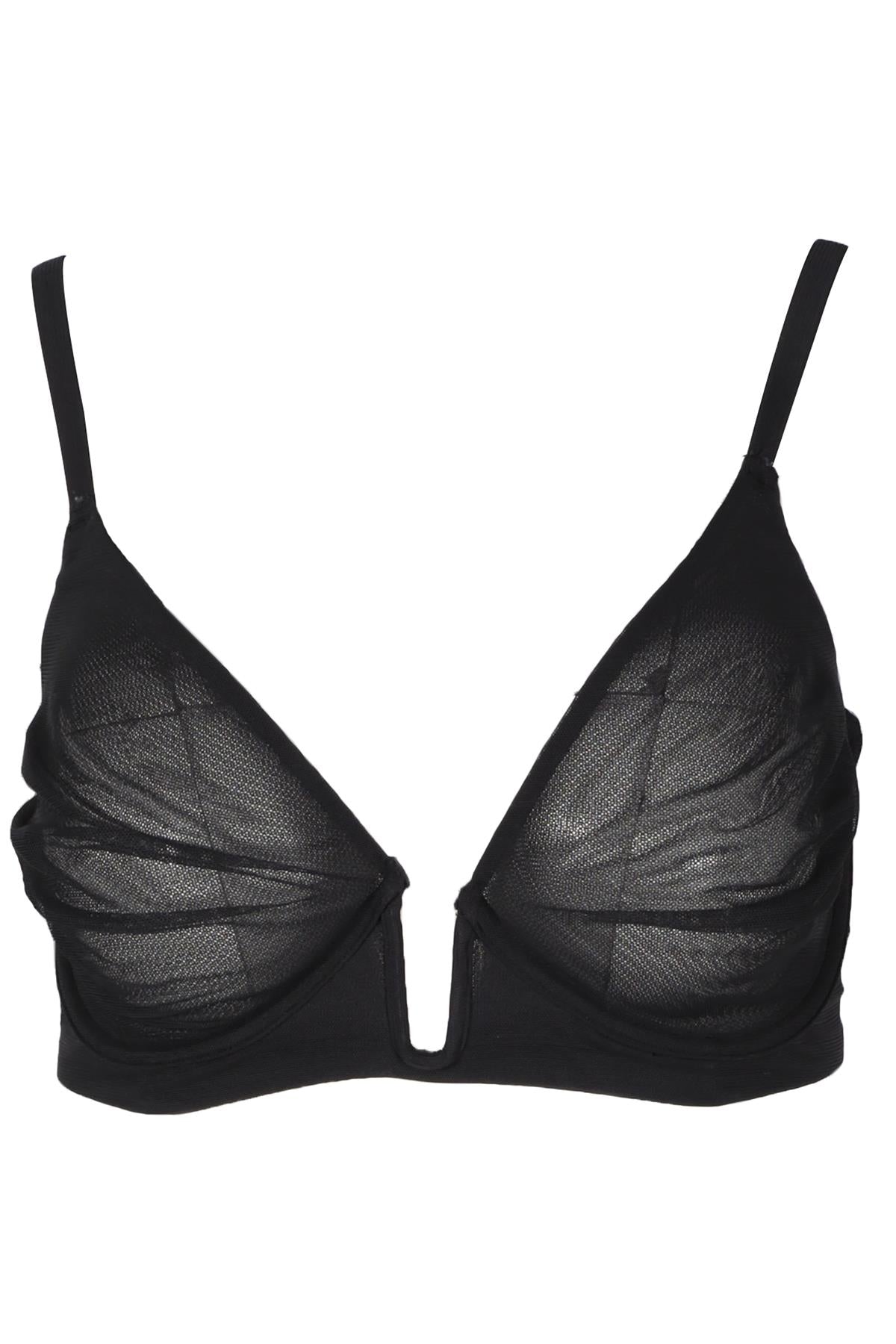 SKIMS BLACK MESH BRA 34DD