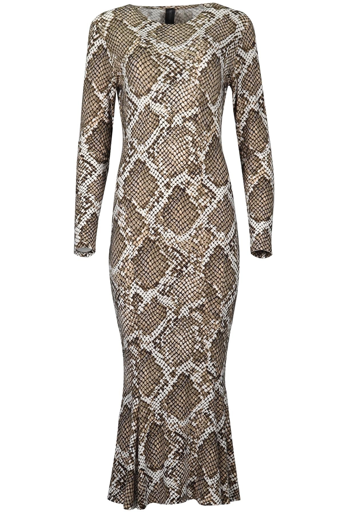 NORMA KAMALI JERSEY MAXI DRESS MEDIUM