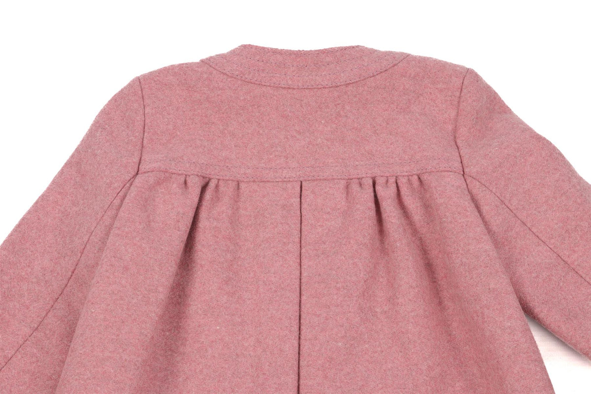 BURBERRY PINK BABY GIRLS COAT 12 MONTHS