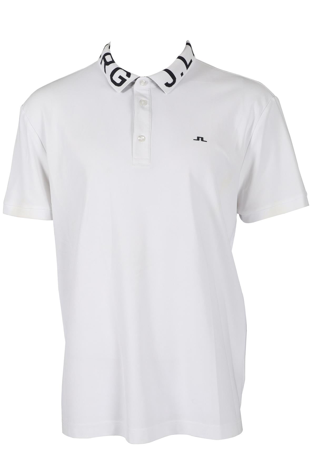 J LINDEBERG WHITE MEN'S JERSEY POLO SHIRT XX-LARGE