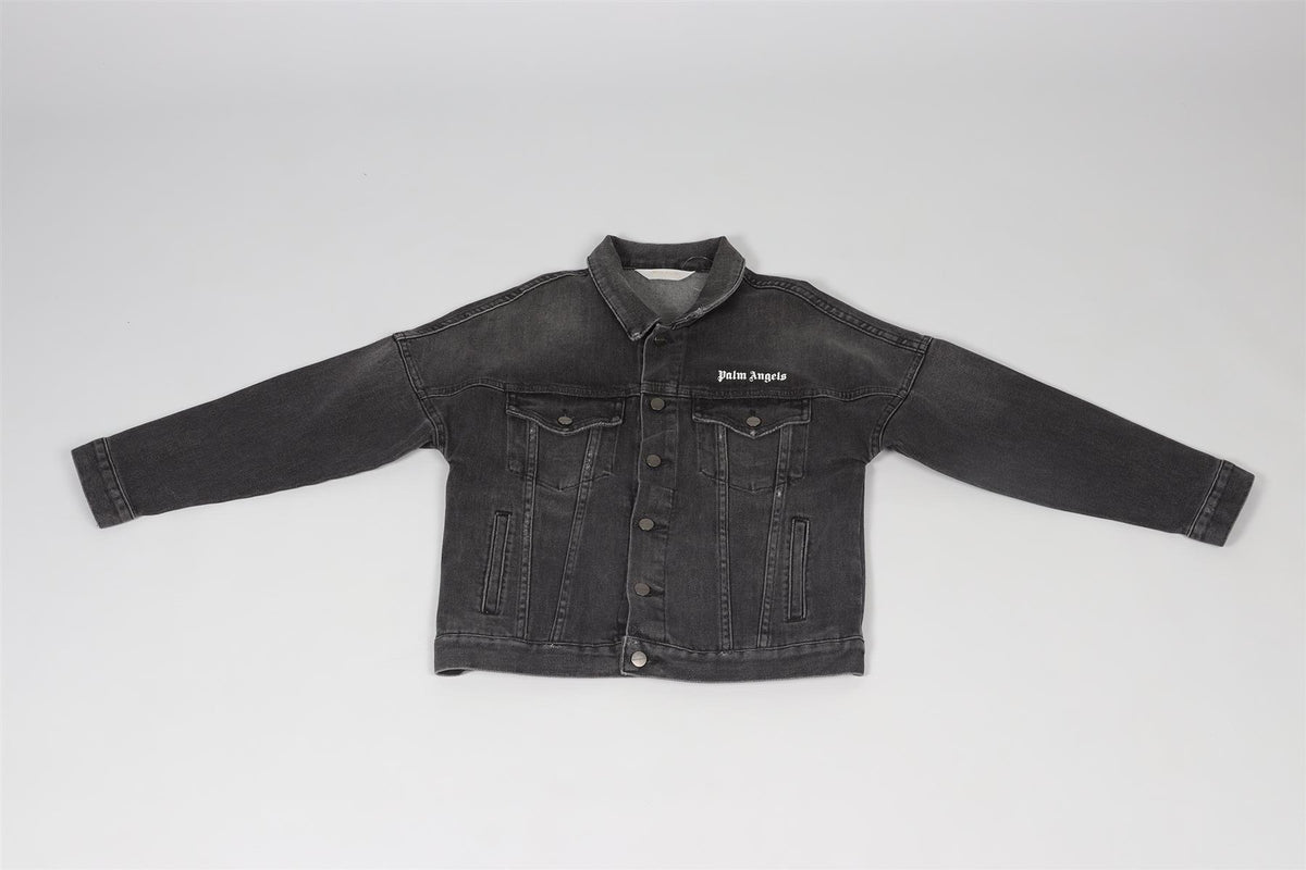 PALM ANGELS GREY KIDS BOYS JACKET 8 YEARS