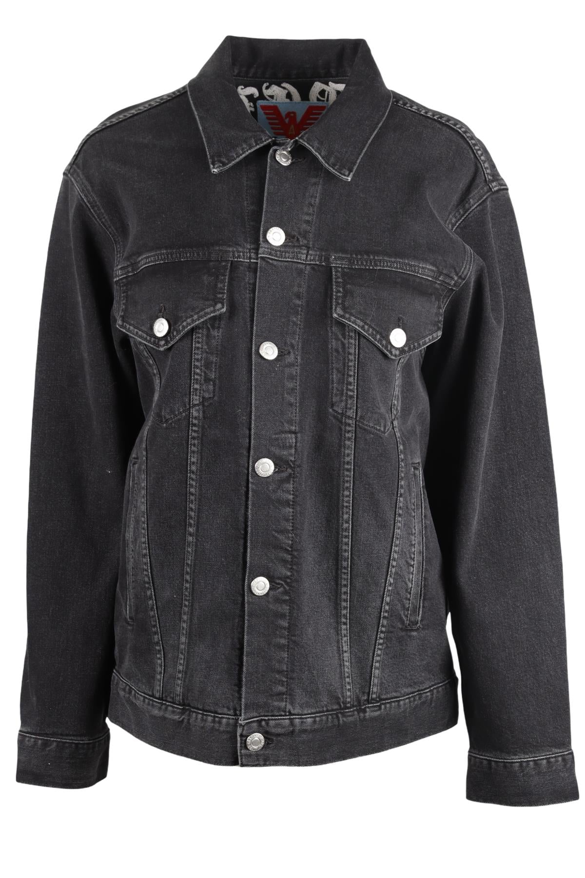 ADAPTATION BLACK DENIM JACKET SMALL