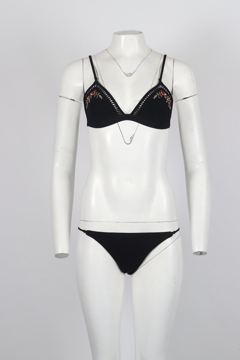 ZIMMERMAN STRETCH TRIANGLE BIKINI UK 10